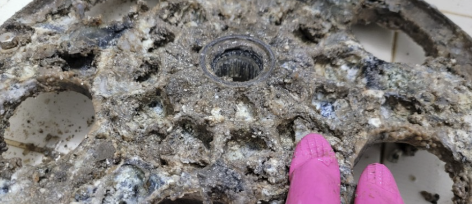 세탁기 날개(펄세이터) 곰팡이 오염